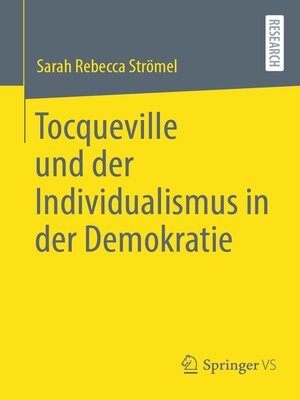 cover image of Tocqueville und der Individualismus in der Demokratie